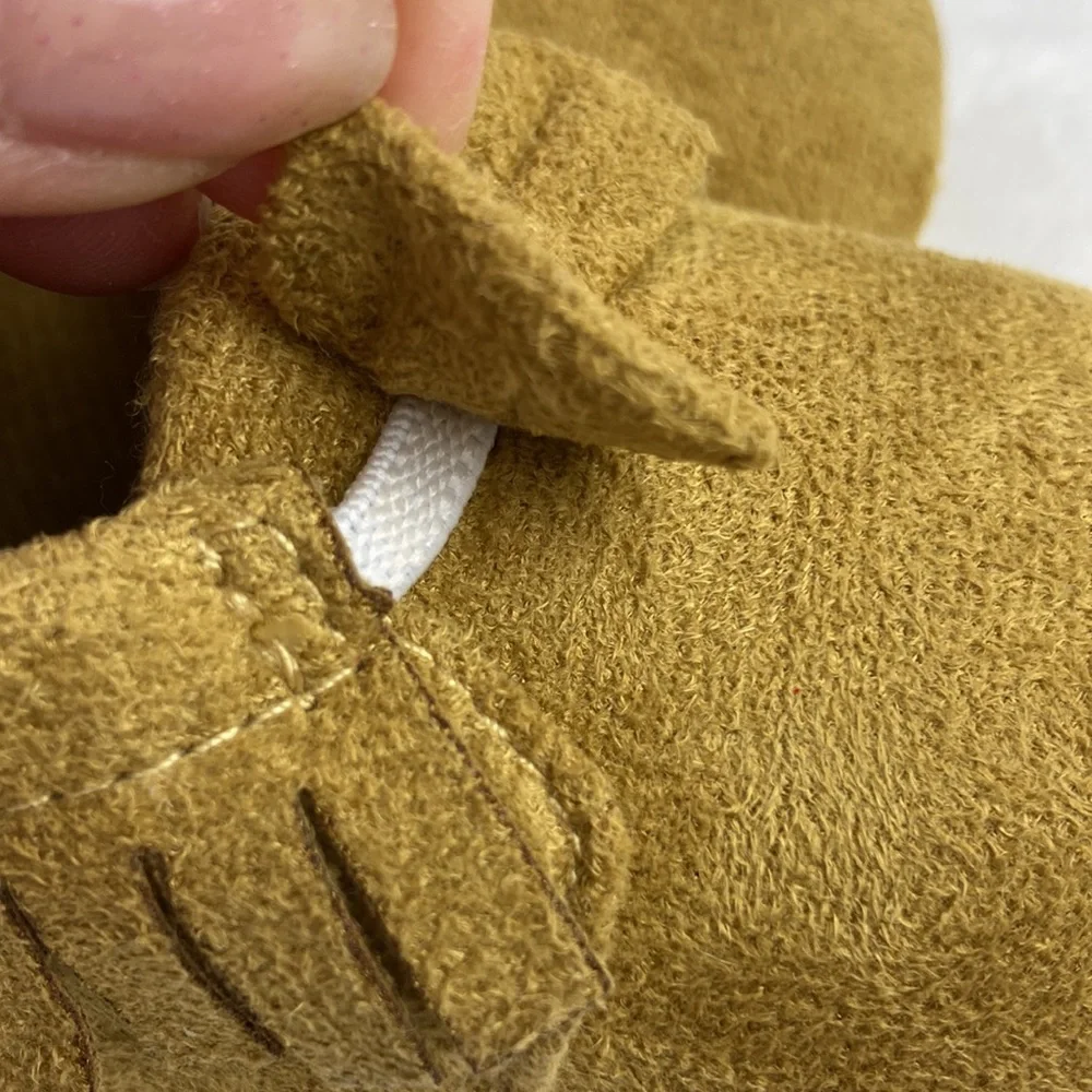 Gerber Tan Baby Moccasins with Bow NWT 3-6 mos
